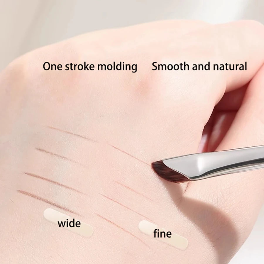 Sickle Eyeliner Brush Eyeshadow Blade Brush Detail Brush Diagonal Eyebrow Brushes Undereyelid To Sleeping Silkworm Makeup Tools