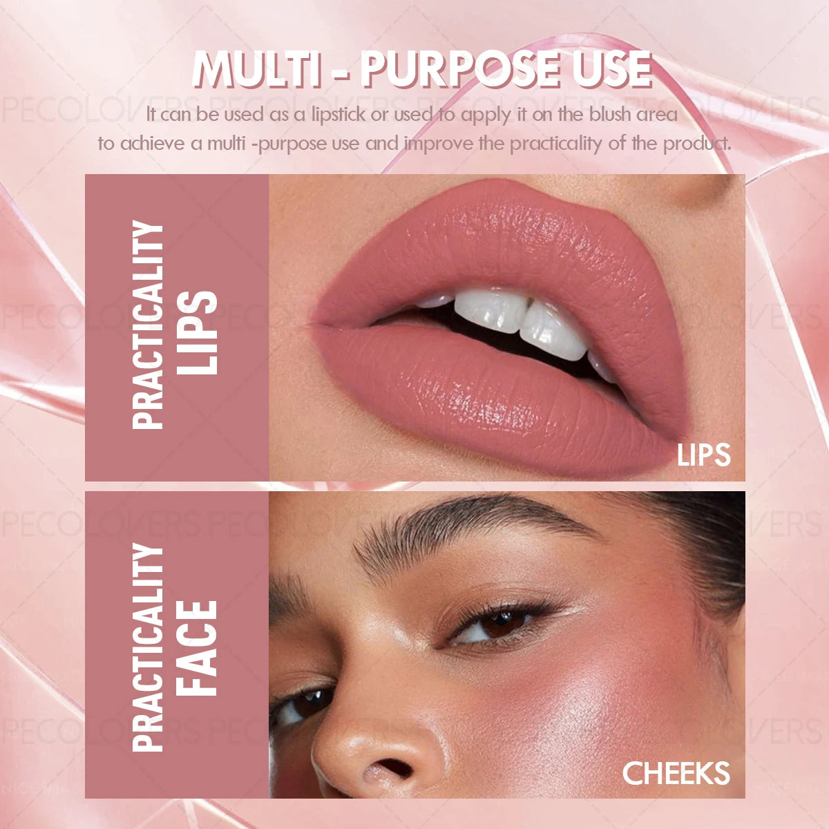 Highly Pigmented Lipstick, Natural Hydrating Finish, Liner Pen, Long-Lasting Moisturizing Lipstick