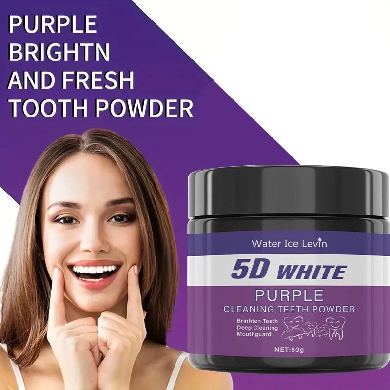 Purple Teeth Cleaning Powder