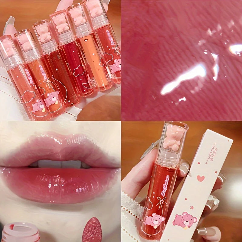 6-Color Jelly Lip Glaze Set
