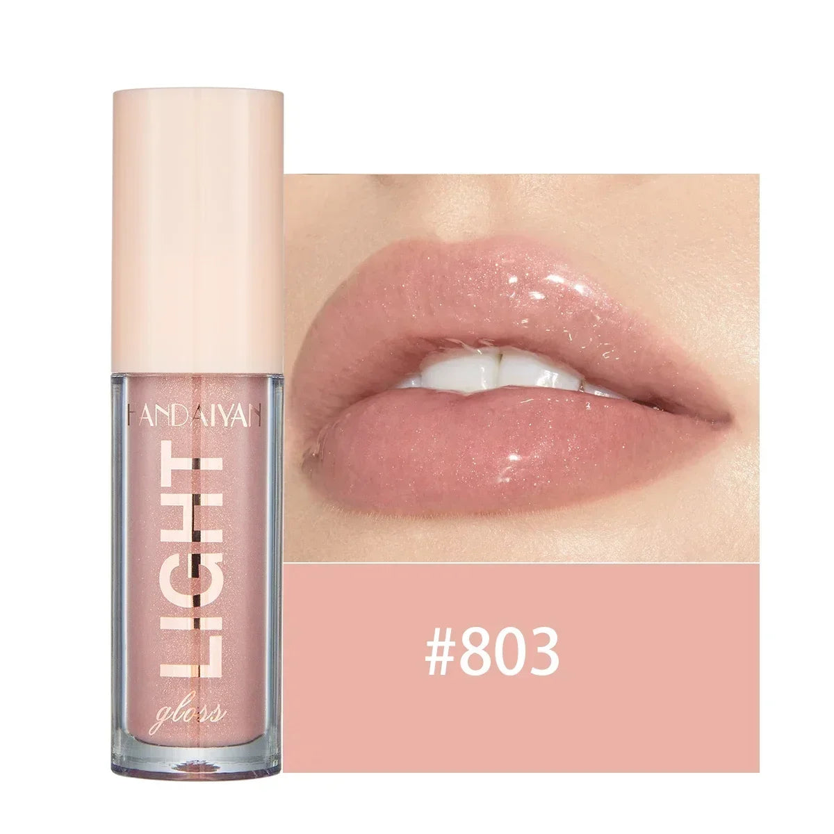 Waterproof Mirror Nude Lip Gloss Long Lasting Moisturizing Colour Rendering Non Sticky Cup Liquid Lipstick Lips Makeup Cosmetics