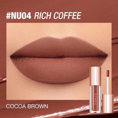 O.TWO.O Lipstick Lip Tint Matte 24H Stay Color-Locking Ultra-Lasting  Waterproof Transfer-Proof Glossy Satin Lip Glaze Makeup