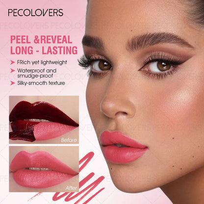 Waterproof Long Lasting Lip Gloss Matte Outline Contour Tattoo Tear Pull LipLiner Peel Off Liquid Lipstick Cosmetic