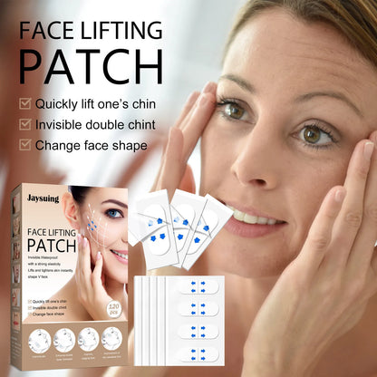V-Shaped Face Lift Patches – 40/120pcs Invisible Neck & Chin Tapes
