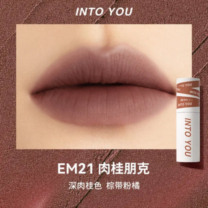 INTO YOU LIP MUD The Female Protagonist's Lips And Cheeks Are Dual Purpose Misted Face Mouth And Red Lip Beauty Cosmetics