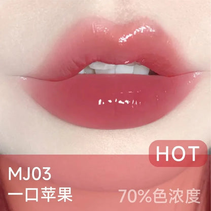 AZTK MELTYKISS LIP JELLO Lip Gloss Watery Mirror Lipstick Lasting Moisturizing Plump Jelly Lips Lightens Lip Lines Cosmetics Hot