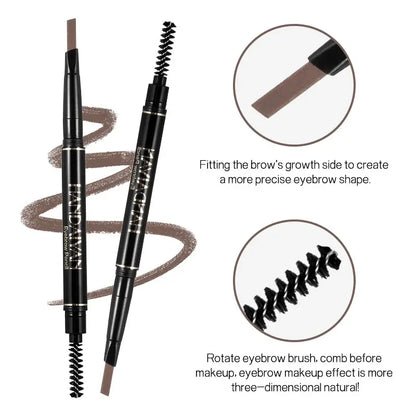 HANDAIYAN 5-Color Automatic Rotating Eyebrow Pencil – Waterproof & Long-Lasting