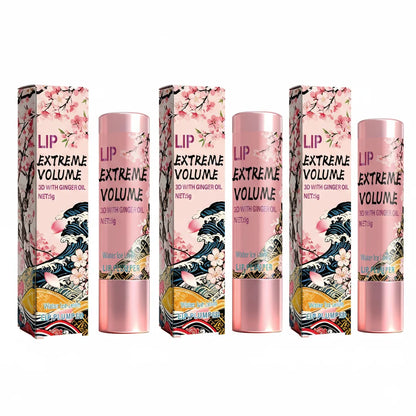 Lip Plumper 5g with Ginger Oil & Peptides - Moisturizing Non-Sticky Lip Balm, Smooth & Voluminous Lips