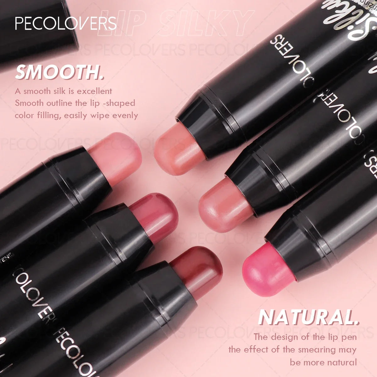 Highly Pigmented Lipstick, Natural Hydrating Finish, Liner Pen, Long-Lasting Moisturizing Lipstick