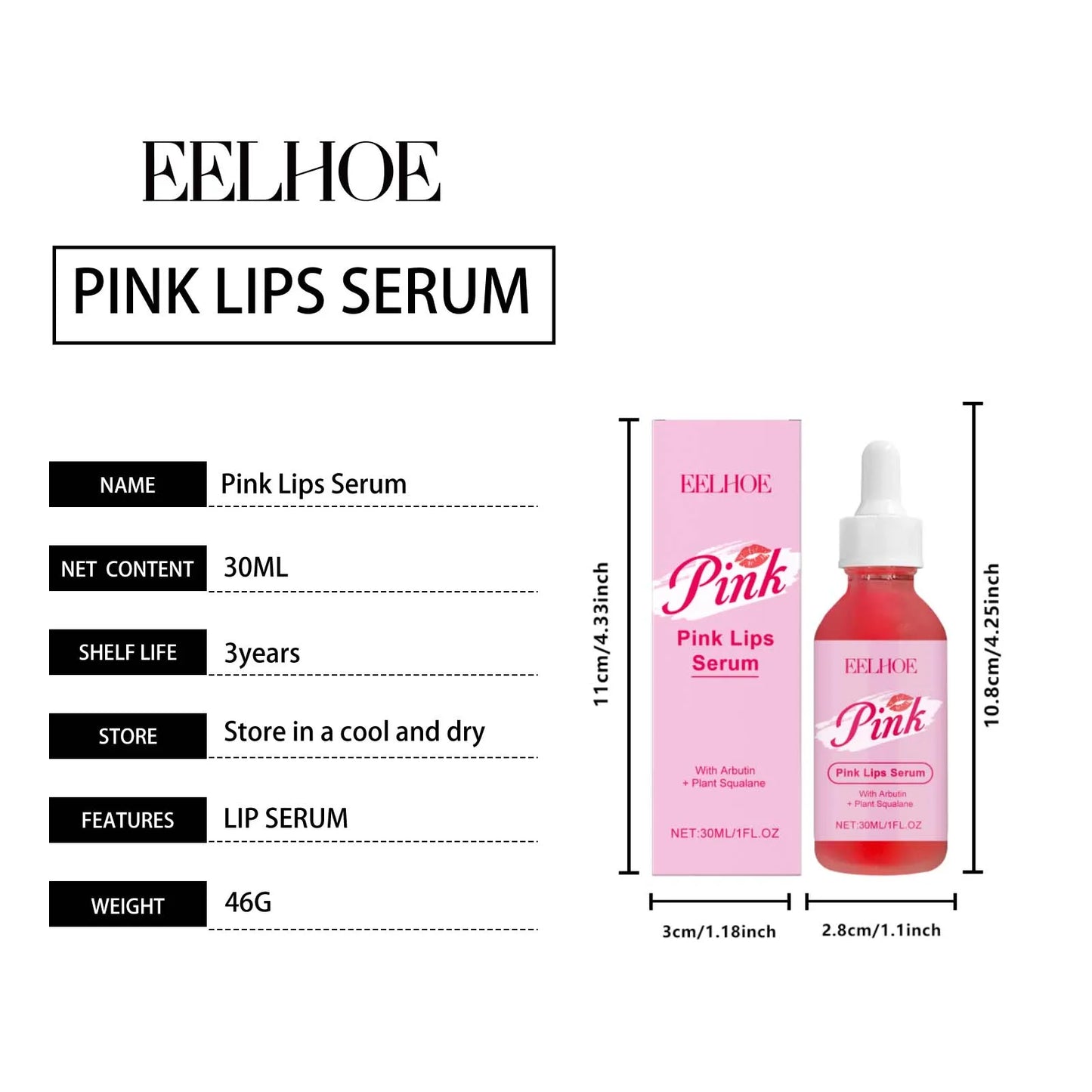 Lip Plumper Serum Instant Volumizing Lip Plumping Oil Moisturizing Dark Lips Remedy Anti Wrinkle Increase Elasticity Lip 30ml