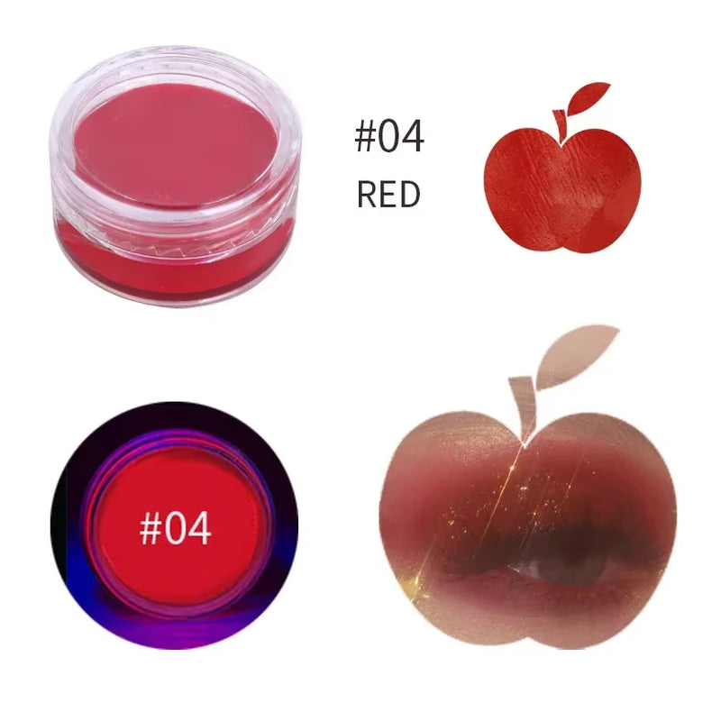 12-Color Waterproof Neon Eyeliner Cream - UV Blacklight Fluorescent Face and Body Makeup for Halloween