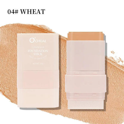 O'CHEAL Dual-Ended Concealer and Foundation Stick - 50ml Moisturizing Lightweight 2-in-1 Makeup Hydrator for an Enhanced Cosmetics Routine