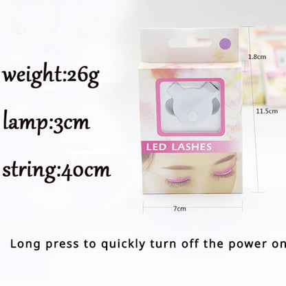 Luminous LED Eyelashes for Party Makeup and Halloween Celebrations