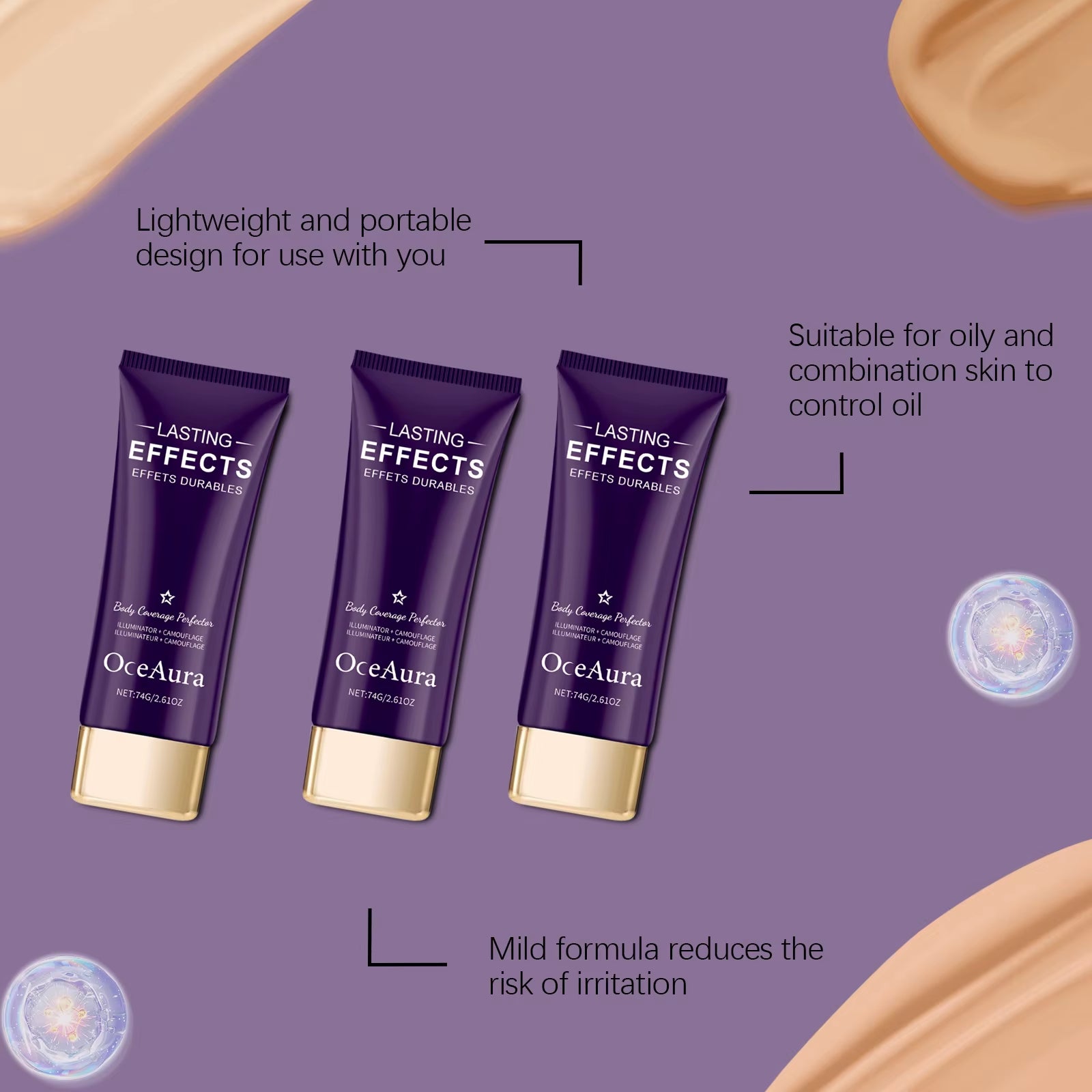 Liquid Concealer for Acne, Dark Circles, and Blemishes - Oil Control, Waterproof, Long-Lasting Makeup Solution