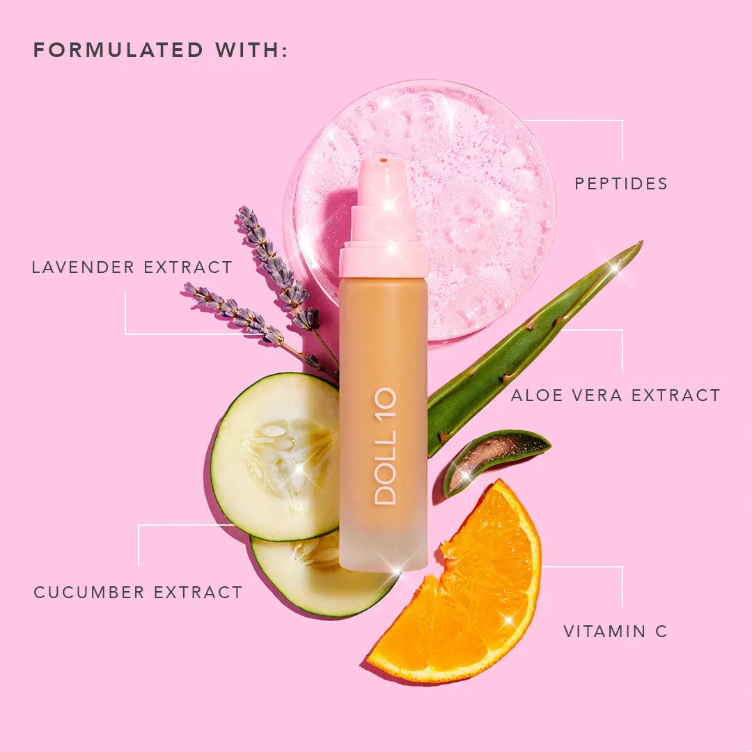 Comprehensive Complexion Set | TCE Foundation, TCE Concealer, Airbrush Foundation Brush