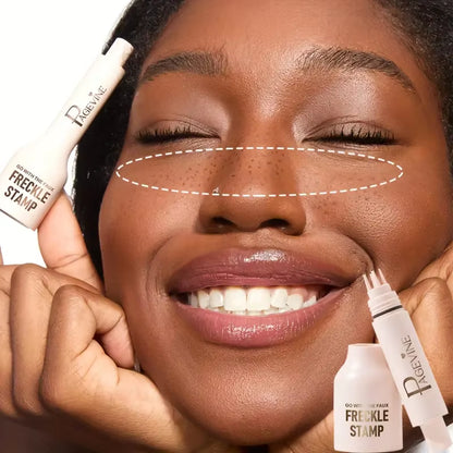 4-in-1 Natural Freckle Stamp Pen - Fast-Drying, Waterproof, Light Coverage Temporary Freckles for Cosmetic Makeup