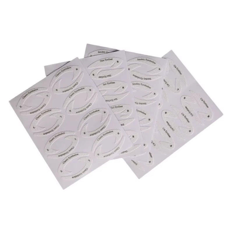 Eyebrow and Eye Makeup Stencil Set - Professional Shaping and Styling Tools for Women