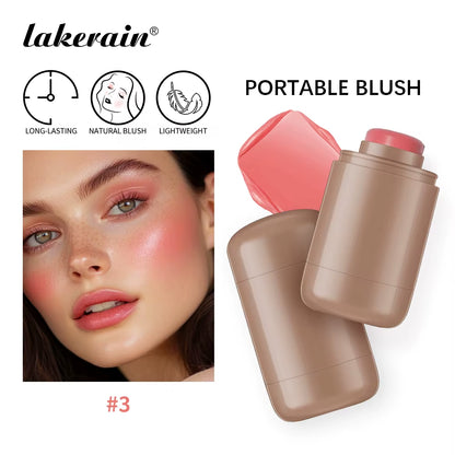 3-in-1 Blush Stick: Long-Lasting Moisturizing Cheek Color and Lip Gloss