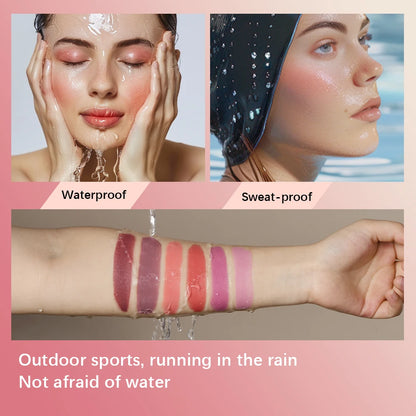 3-in-1 Blush Stick: Long-Lasting Moisturizing Cheek Color and Lip Gloss