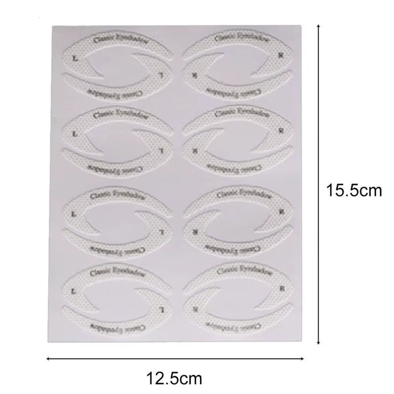 Eyebrow and Eye Makeup Stencil Set - Professional Shaping and Styling Tools for Women