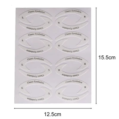 Eyebrow and Eye Makeup Stencil Set - Professional Shaping and Styling Tools for Women